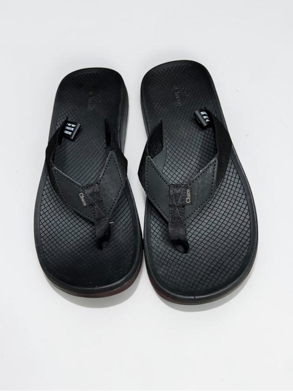 🌻NEW Chaco Lowdown Flip Flops Men's Size 10 Black Sport Sandals JCH107325